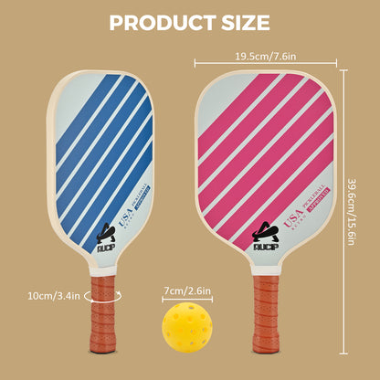 Four-Color Pickleball Paddle Set of 2