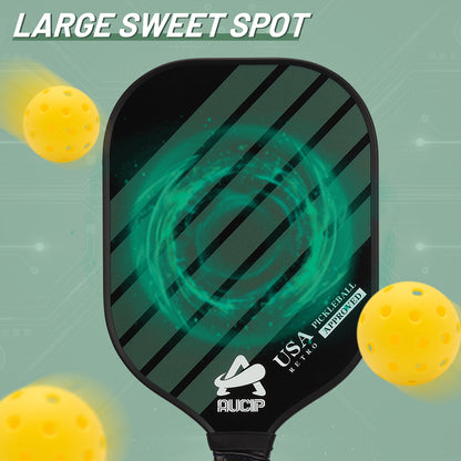 Green Pickleball Paddle Set of 2